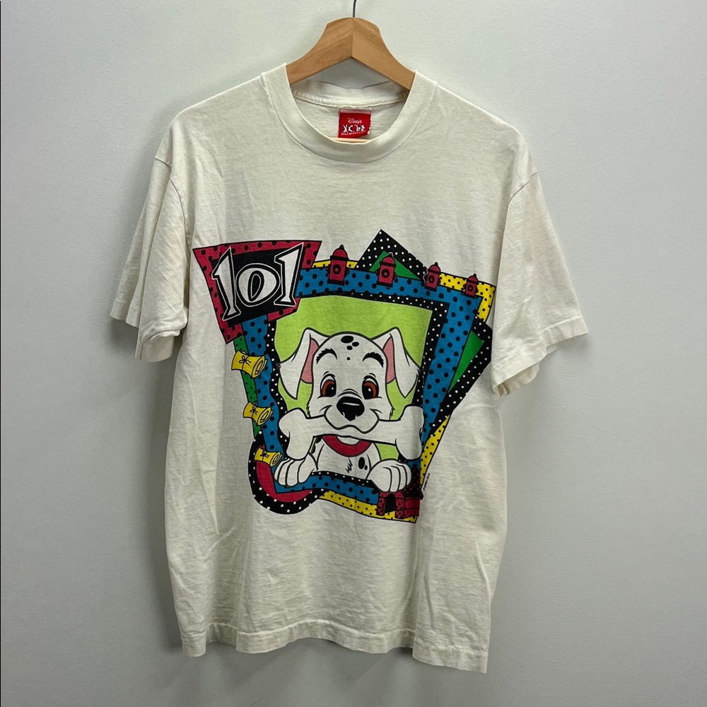 Vintage 90s Disney 101 Dalmatians Single StitchT Shirt Unisex Medium Classic